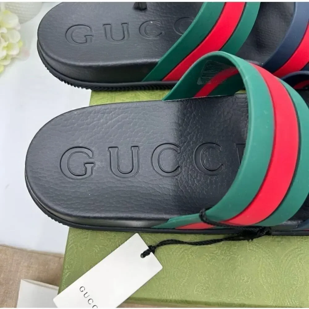 Men’s Gucci, Agrado double strap sandals size 11, made in Italy